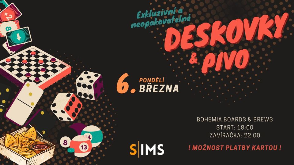 Deskovky a pivo